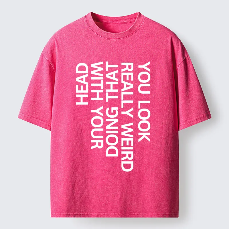 Tokyo-Tiger You Look Really Weird Washed T-Shirt