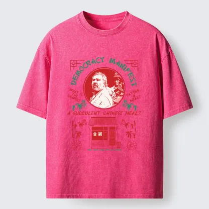 Tokyo-Tiger Succulent Chinese Meal Washed T-Shirt