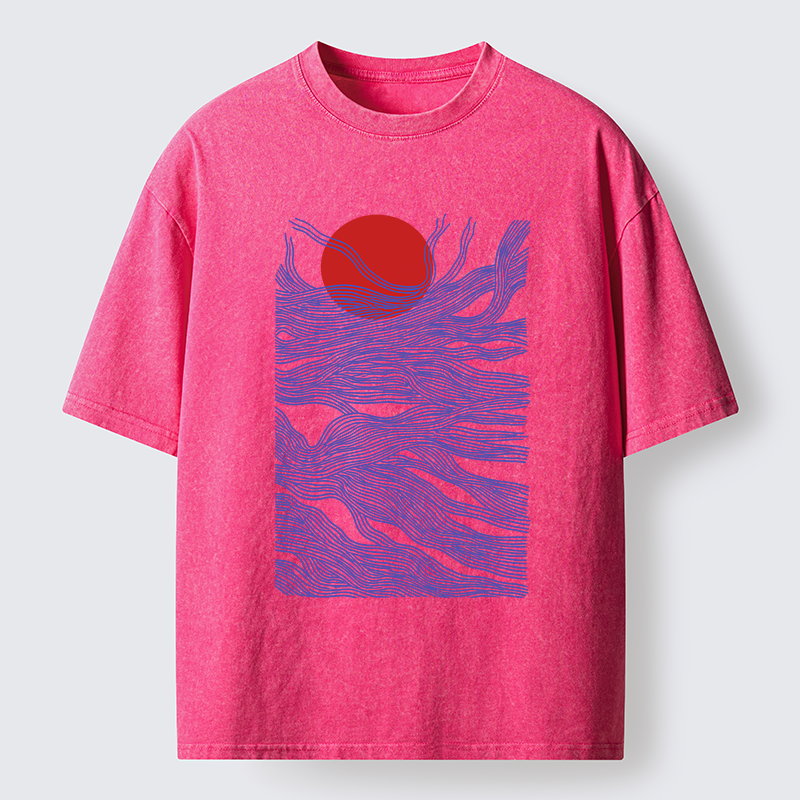 Tokyo-Tiger Branches And The Sun Washed T-Shirt