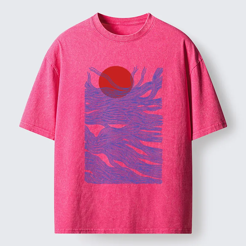 Tokyo-Tiger Branches And The Sun Washed T-Shirt