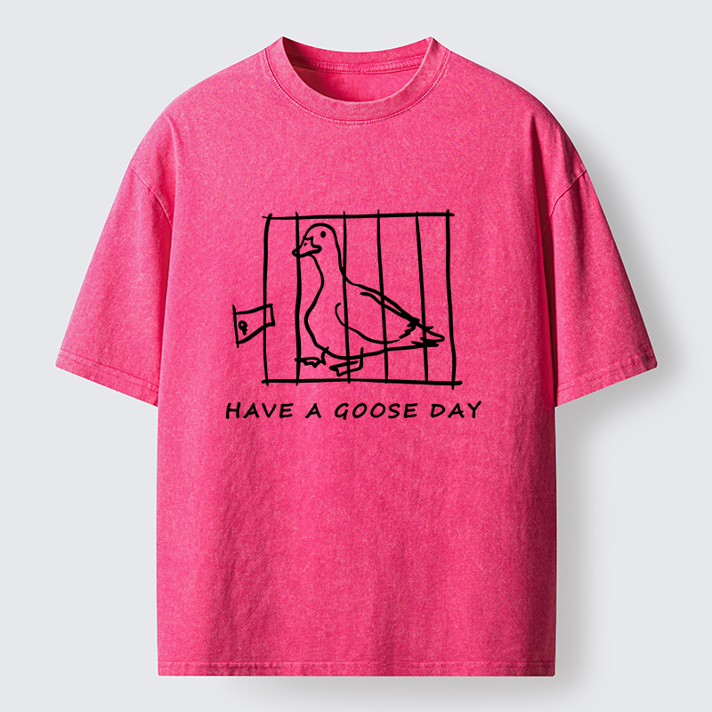 Tokyo-Tiger GOOSE Day Washed T-Shirt