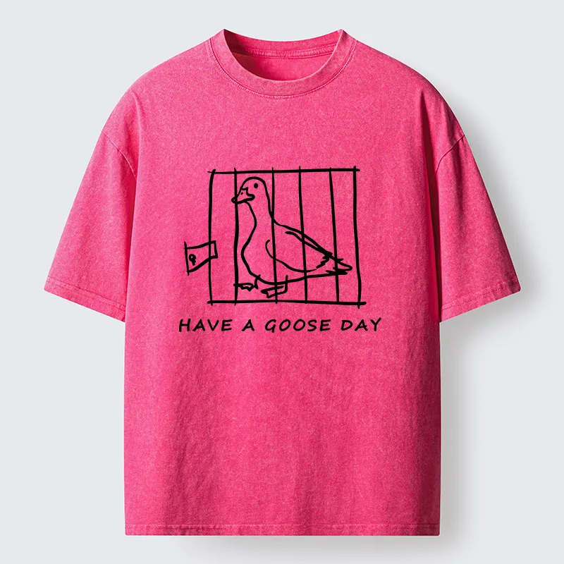 Tokyo-Tiger GOOSE Day Washed T-Shirt