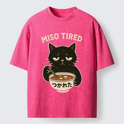 Tokyo-Tiger I’m So Tired Washed T-Shirt