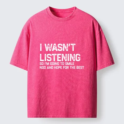 Tokyo-Tiger Indifferent To Everything Washed T-Shirt