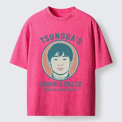 Tokyo-Tiger Sashimi & Roll Co. Washed T-Shirt