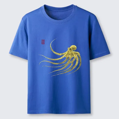 Tokyo-Tiger Retro Octopus Japanese Classic T-Shirt