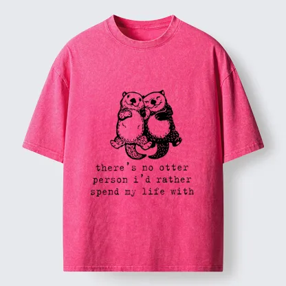 Tokyo-Tiger I Want To Spend My Life With You Washed T-Shirt