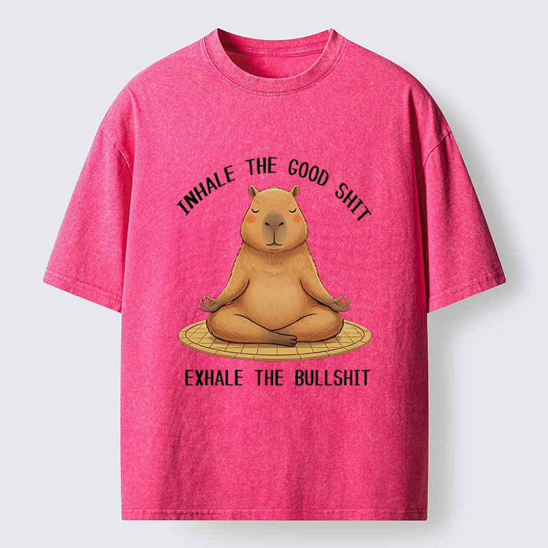 Tokyo-Tiger Zen Breathing Washed T-Shirt