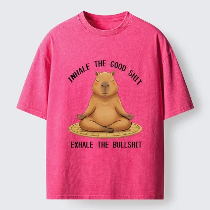 Tokyo-Tiger Zen Breathing Washed T-Shirt