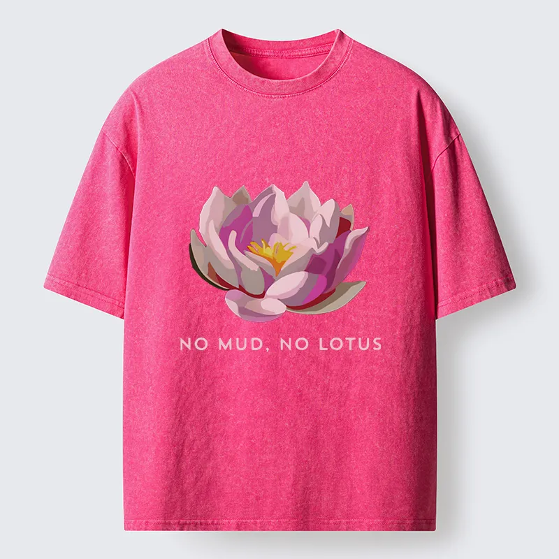 Tokyo-Tiger Zen Lotus Washed T-Shirt