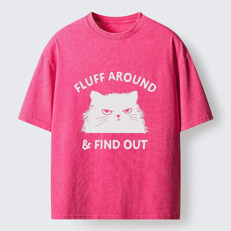 Tokyo-Tiger Cat's Mockery Washed T-Shirt