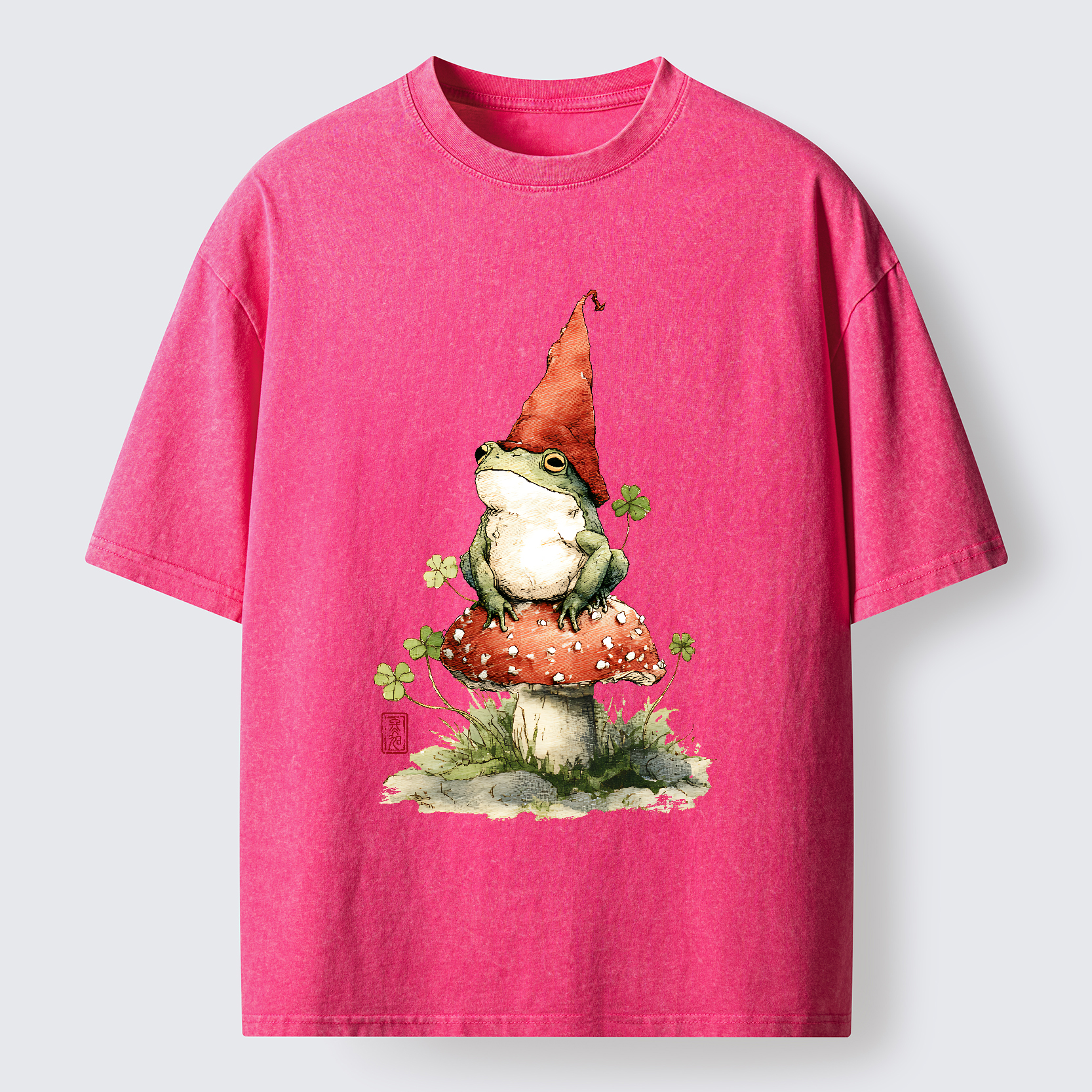 Tokyo-Tiger Not A Leprechaun, Still Lucky Washed T-Shirt