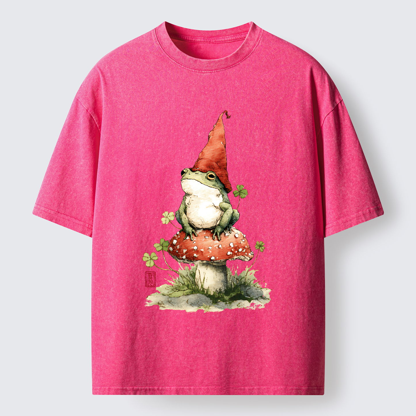 Tokyo-Tiger Not A Leprechaun, Still Lucky Washed T-Shirt