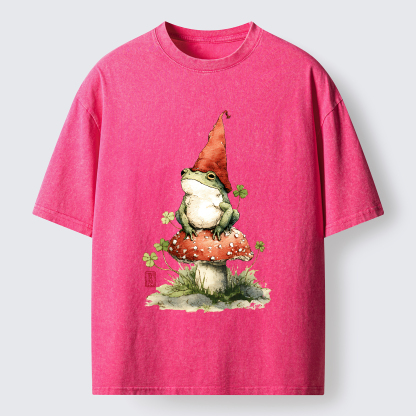 Tokyo-Tiger Not A Leprechaun, Still Lucky Washed T-Shirt