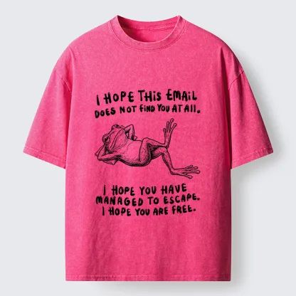 Tokyo-Tiger I Hope You Can Be Free Washed T-Shirt