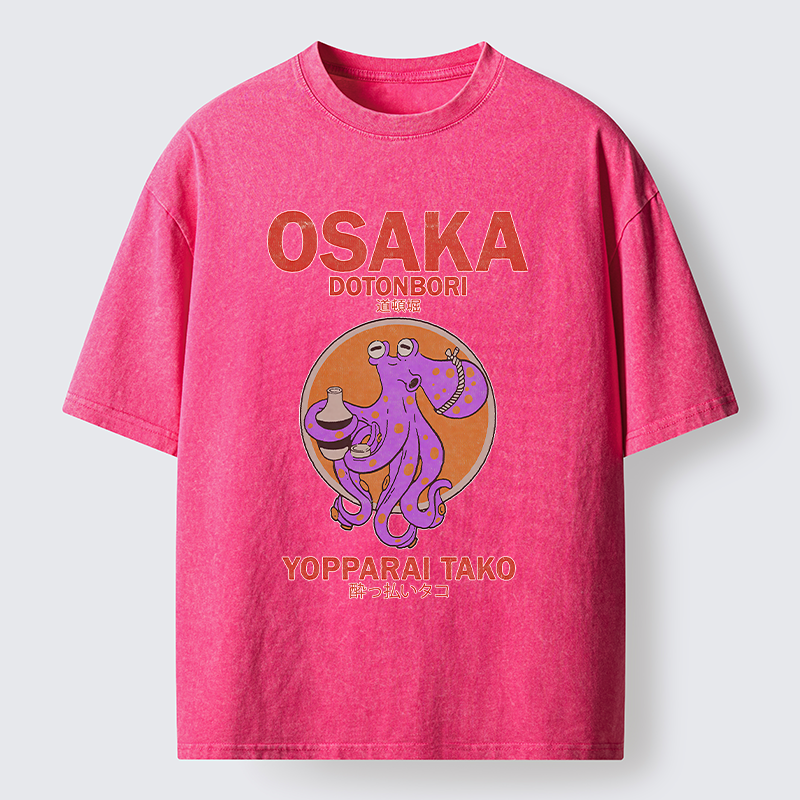 Tokyo-Tiger Osaka Tako Washed T-Shirt