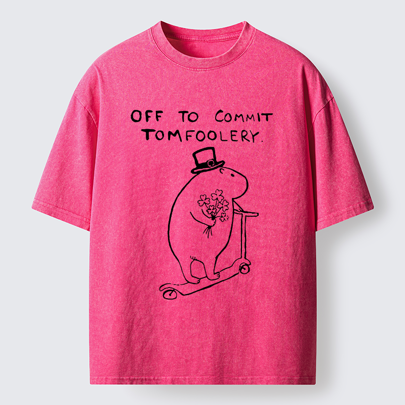 Tokyo-Tiger Create Some Chaos On St. Patrick's Day Washed T-Shirt