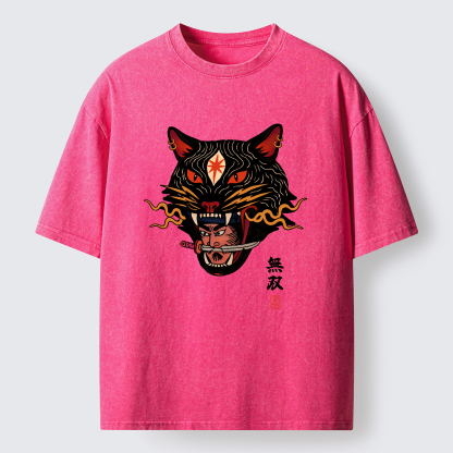 Tokyo-Tiger The Unrivaled Beast Washed T-Shirt