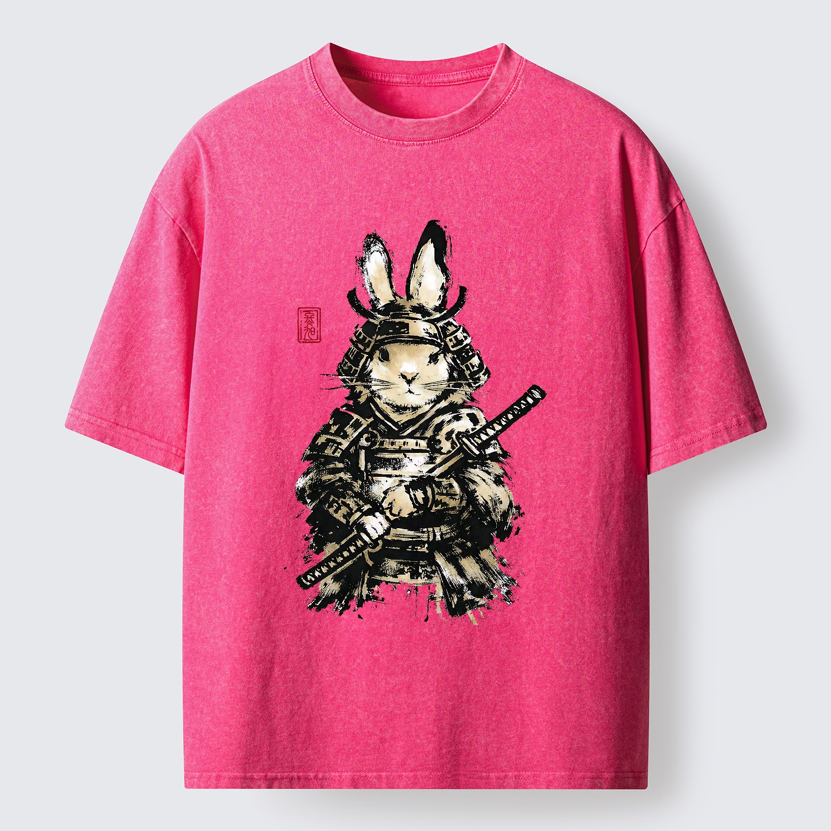 Tokyo-Tiger Samurai Rabbit Washed T-Shirt