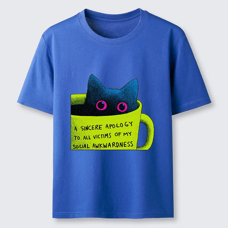 Tokyo-Tiger Social Awkward Cat Classic T-Shirt