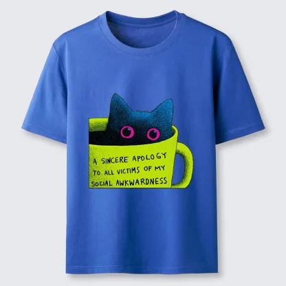 Tokyo-Tiger Social Awkward Cat Classic T-Shirt