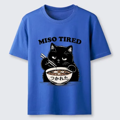 Tokyo-Tiger I Am So Tired Cat Classic T-Shirt