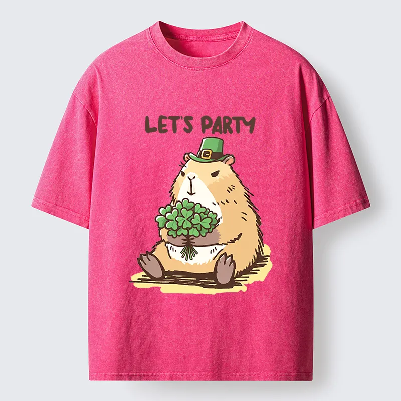 Tokyo-Tiger Mondrian's Cat Washed T-Shirt