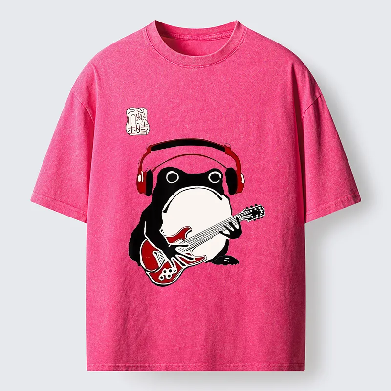 Tokyo-Tiger Rock Frog Washed T-Shirt