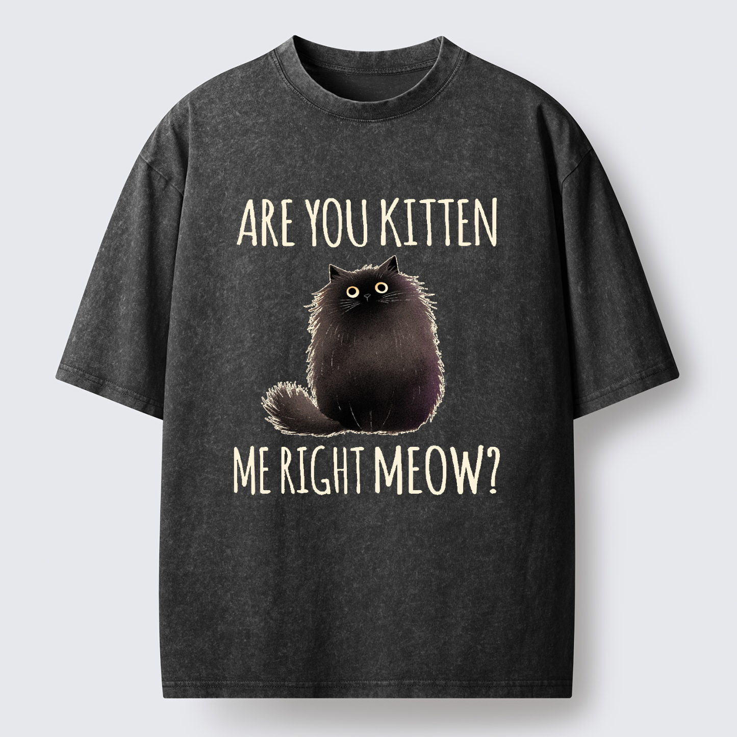 Tokyo-Tiger Kitten Me Right Meow Washed T-Shirt