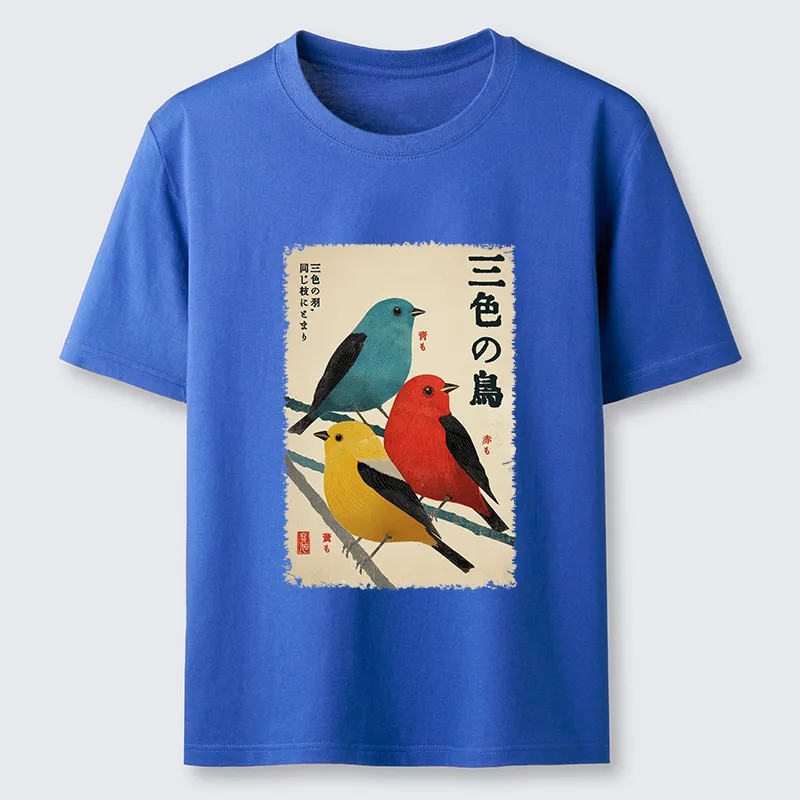 Tokyo-Tiger Three Birds, One Branch Classic T-Shirt