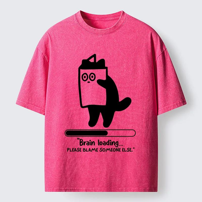 Tokyo-Tiger Blaming Others Washed T-Shirt