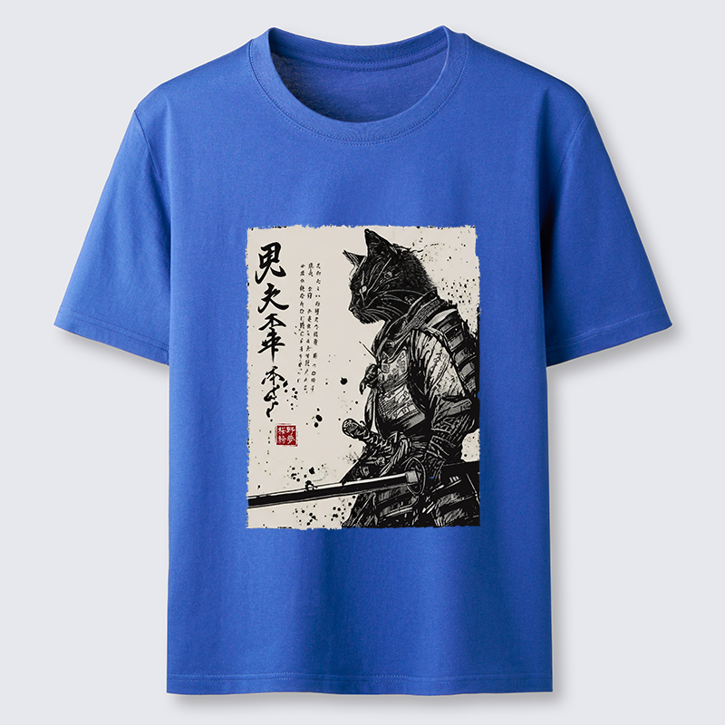 Tokyo-Tiger Japanese Samurai Cat Funny Classic T-Shirt