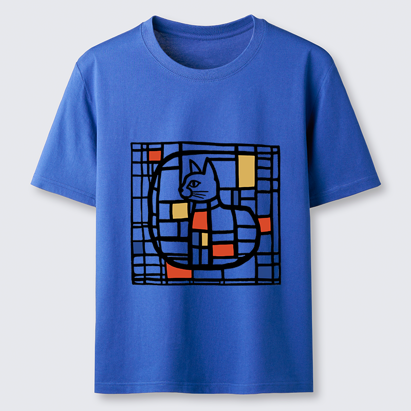 Tokyo-Tiger Mondrian's Cat Classic T-Shirt