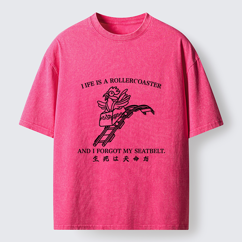 Tokyo-Tiger Life Out Of Control Washed T-Shirt