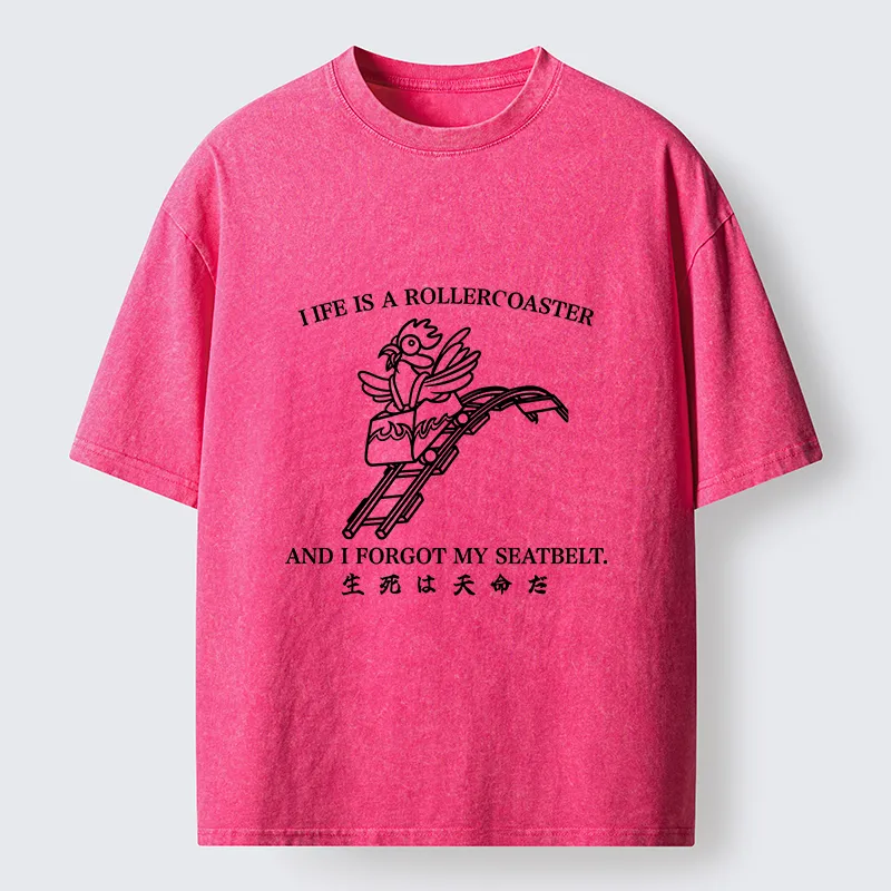 Tokyo-Tiger Life Out Of Control Washed T-Shirt