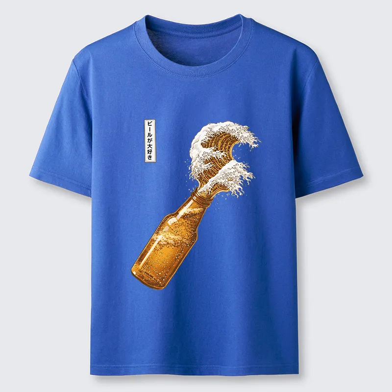 Tokyo-Tiger Beer Wave Classic T-Shirt
