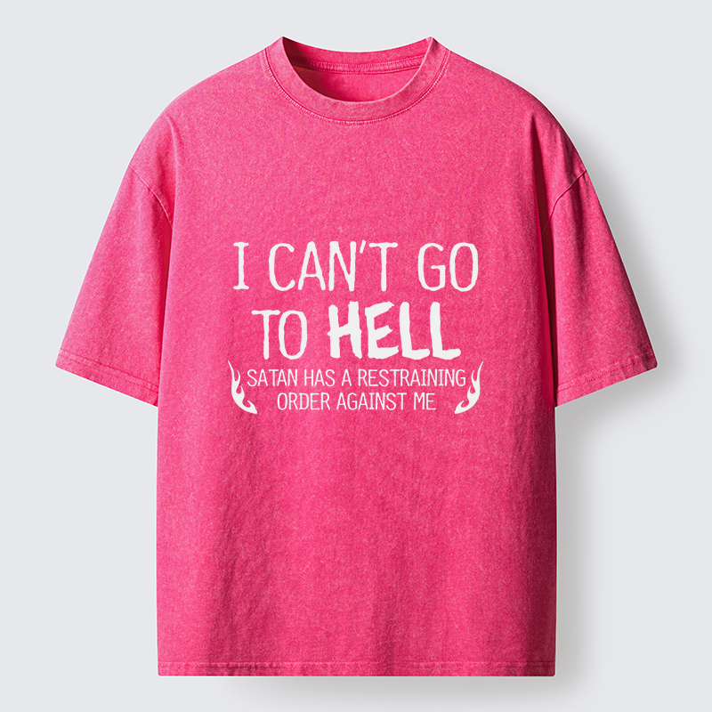 Tokyo-Tiger I Can't Go To Hell Washed T-Shirt