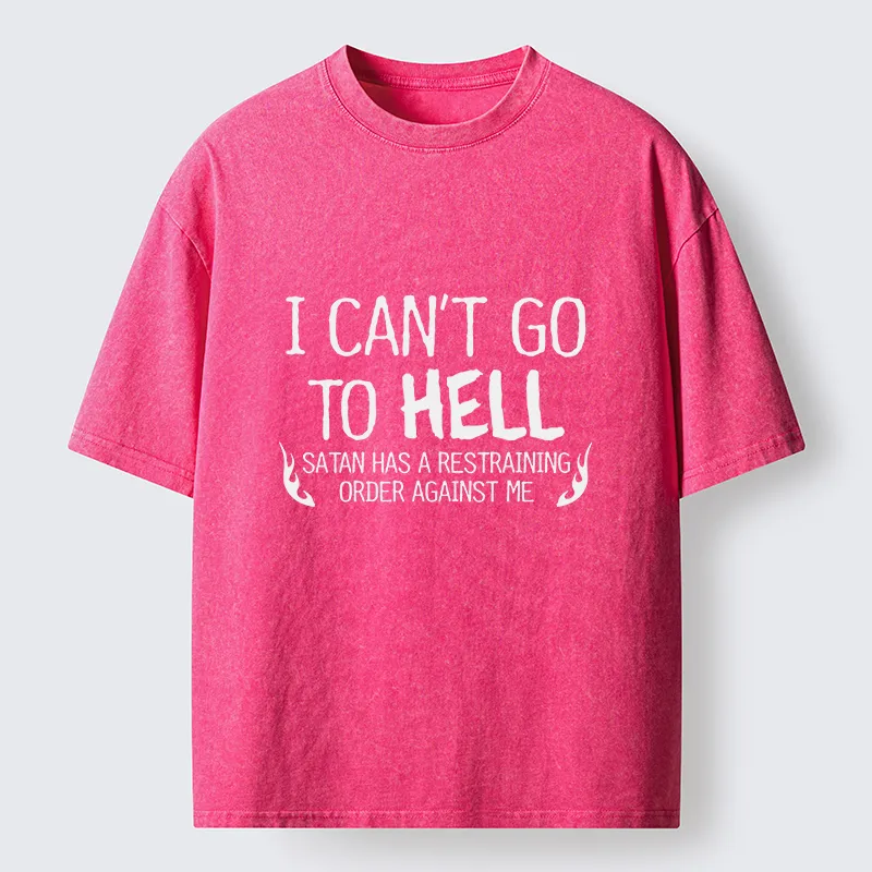 Tokyo-Tiger I Can't Go To Hell Washed T-Shirt