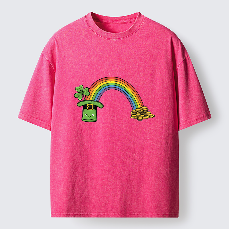 Tokyo-Tiger Rainbow Saint Patrick Washed T-Shirt