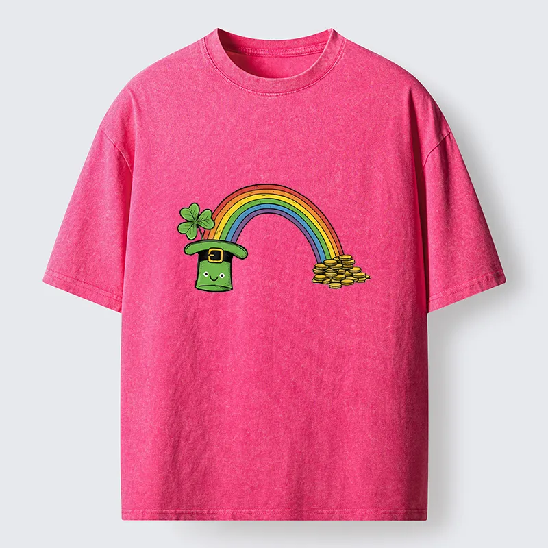 Tokyo-Tiger Rainbow Saint Patrick Washed T-Shirt