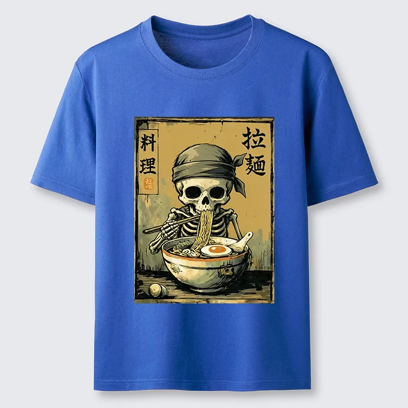 Tokyo-Tiger Funny Skeleton Ramen Classic T-Shirt