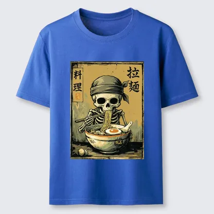 Tokyo-Tiger Funny Skeleton Ramen Classic T-Shirt