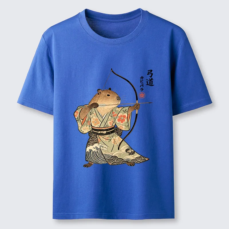 Tokyo-Tiger Capybara Archery Classic T-Shirt