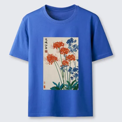 Tokyo-Tiger Red Spider Lily Bloom Classic T-Shirt