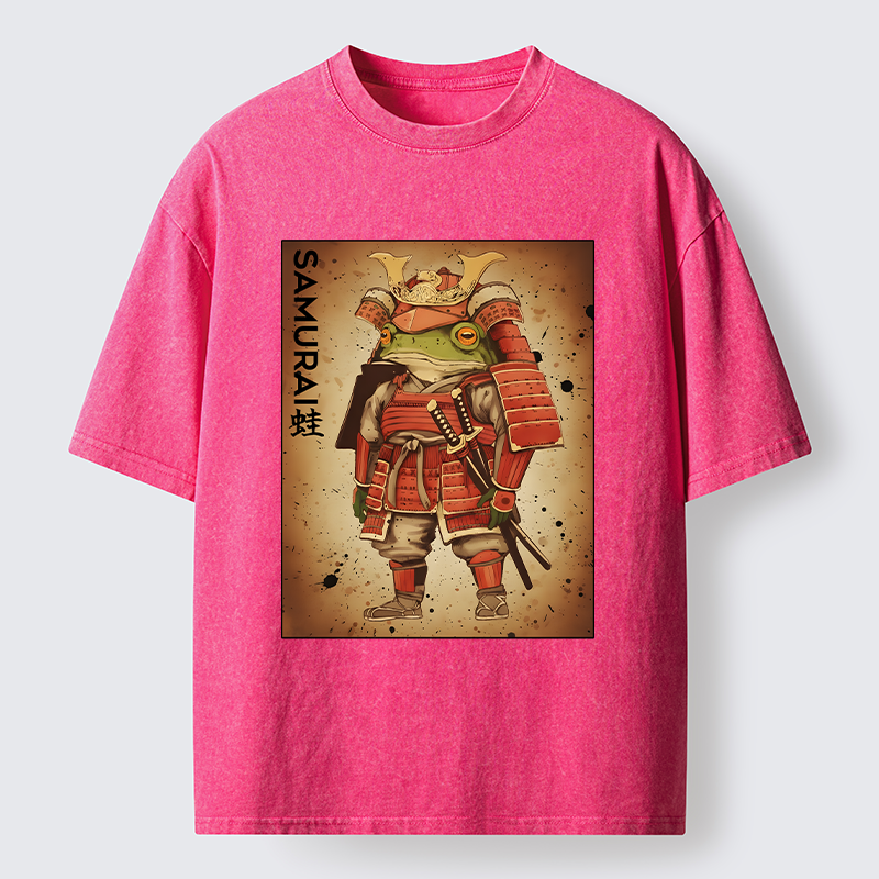 Tokyo-Tiger Frog Japanese General Washed T-Shirt