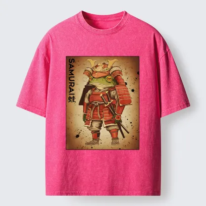 Tokyo-Tiger Frog Japanese General Washed T-Shirt