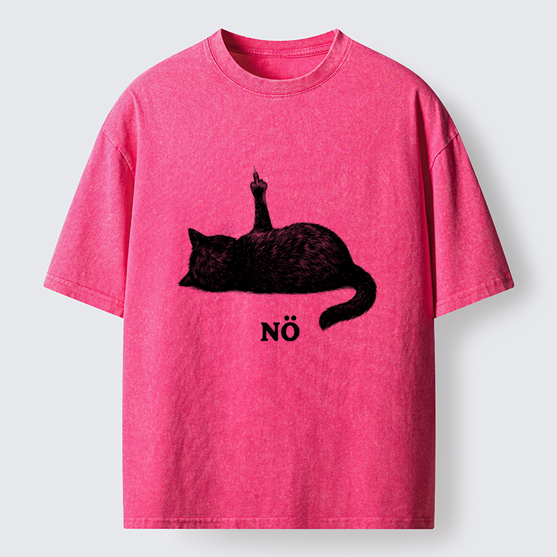 Tokyo-Tiger Cat Refused Washed T-Shirt