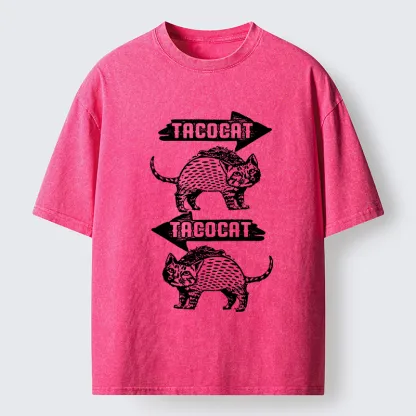 Tokyo-Tiger Taco Cat Washed T-Shirt