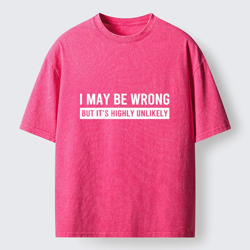 Tokyo-Tiger No Mistakes Funny Washed T-Shirt