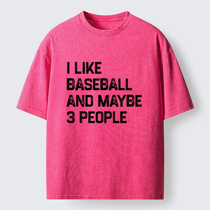 Tokyo-Tiger I Like Baseball Washed T-Shirt